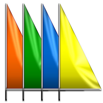 NYLON SAIL FLAGS (VARIOUS SIZES)